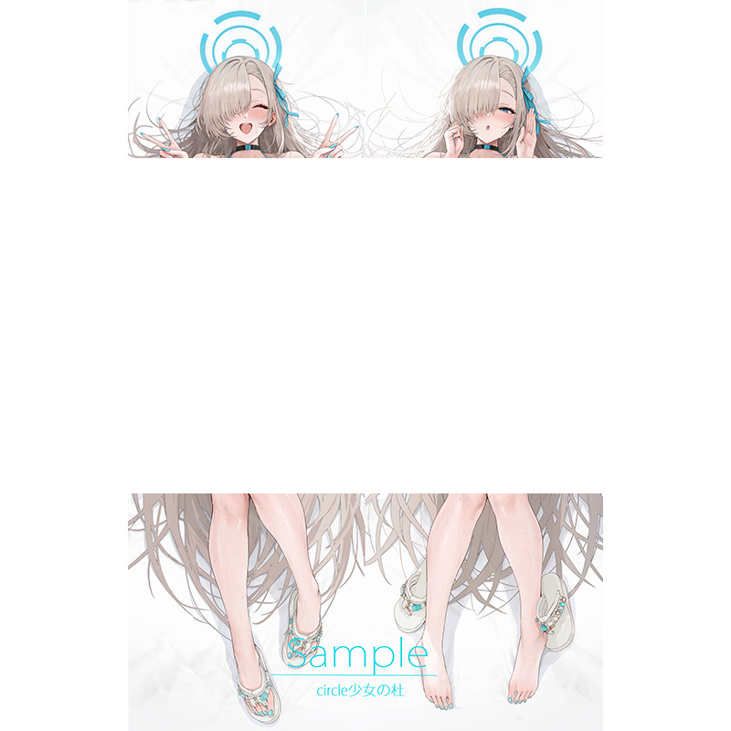 Xanh Lưu Trữ Ichinose Asuna Anime Dakimakura Bao Ôm Thân Gối Otaku Ngủ Gối