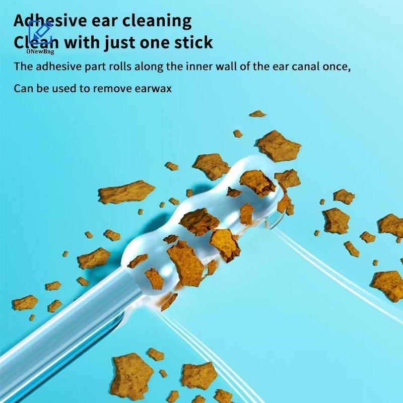 ONew 24 Cái / hộp Silicon Mới Dùng Một Lần Bịt Tai Mềm Làm Sạch Tai Stiy Ear Swabs Stiy Earwax Remov