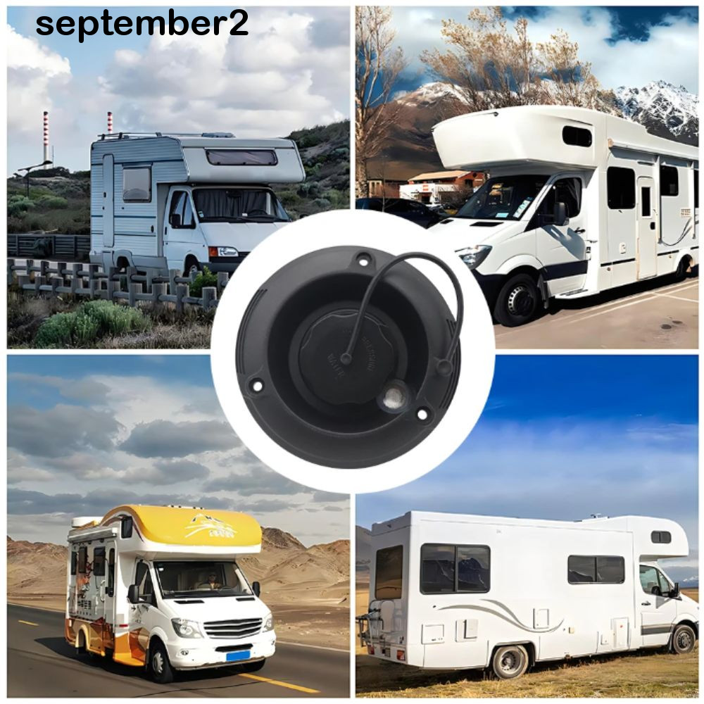 SEPHL Gravity Fresh Water Fill Hatch, Black Gravity Fill RV Gravity Water Inlet, Inlet Fresh Water R