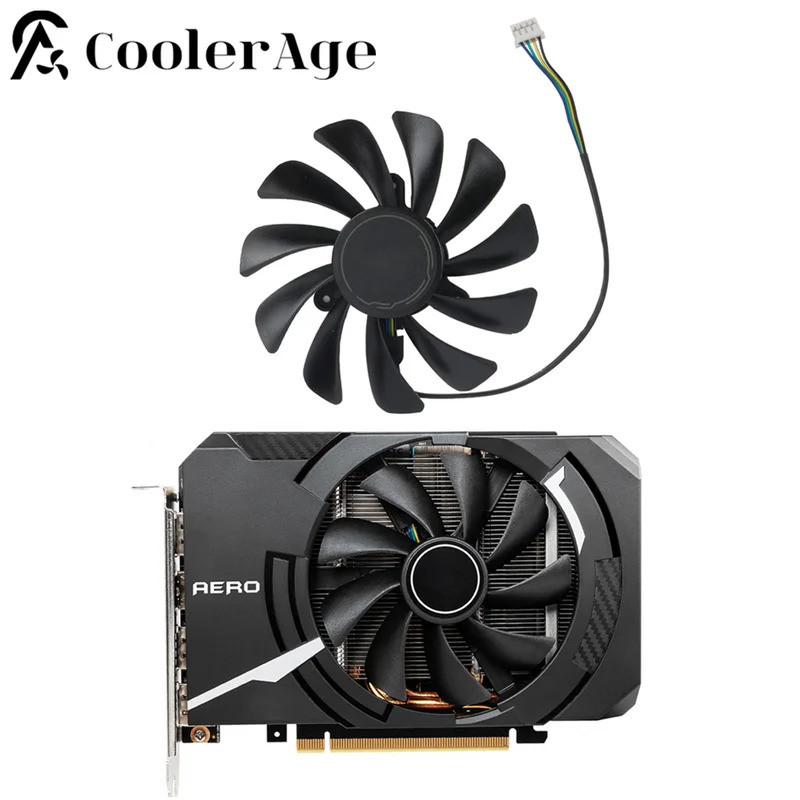 Quạt Thẻ iVideo Cho MSI GeForce GTX 1660 Ti RTX 2060 2070 AERO ITX 95MM XY-D10015SH RTX2060 RTX2070 