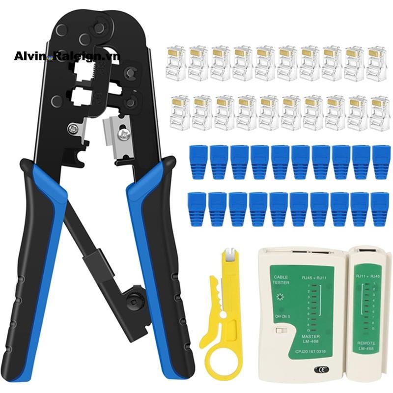 RJ45 Crimper RJ11 RJ45 Crimper Công cụ uốn mạng Ethernet LAN Cable Crimper Cutter Kìm cắt, cho 6P 8P