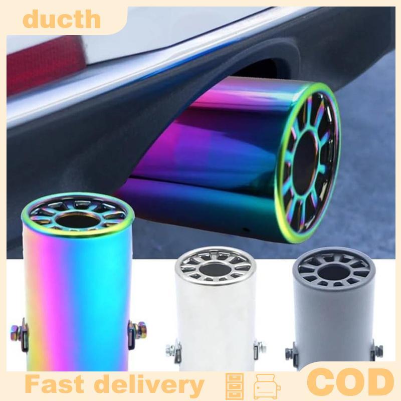<New> phổ thép không gỉ xe exhaust muffler tip, 1 cái