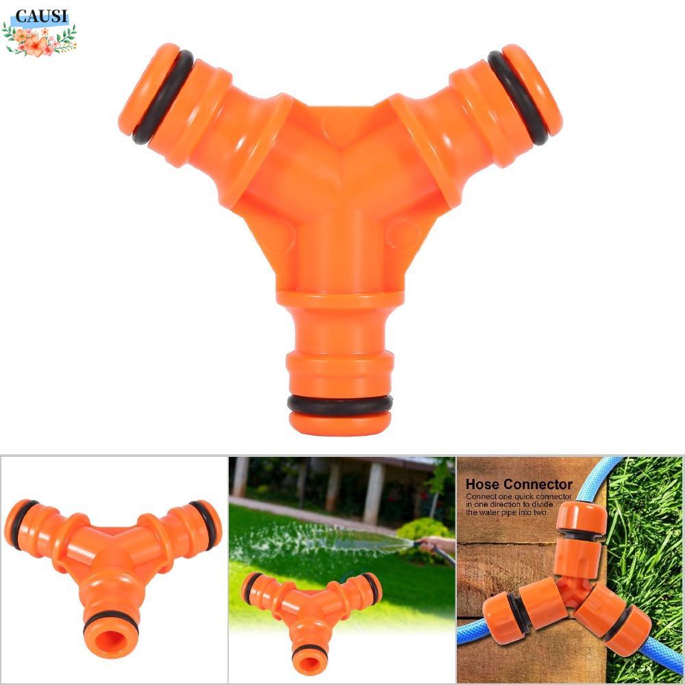 Đầu nối ống CAUSI, Bộ chia ống 3 chiều kết nối nhanh, Đầu nối ABS G1 / 2 bền G3 / 4 Đầu nối Ống nối 