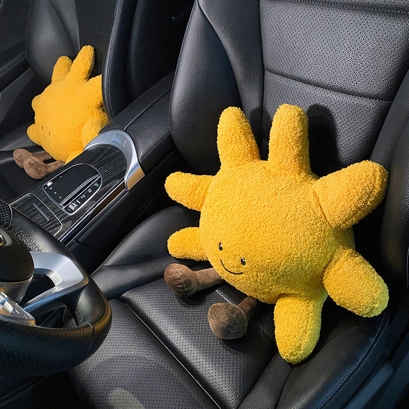 Car Waist Cushion Driving Waist Pad Waist Protection Cartoon Car Lumber Support Pillow Driving Seat 