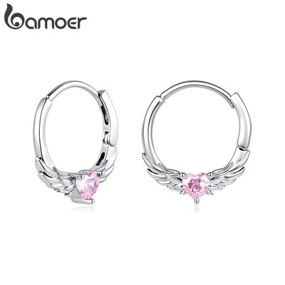 Bông tai Bamoer Wings Guard Trang sức thời trang dành cho nữ Quà tặng
