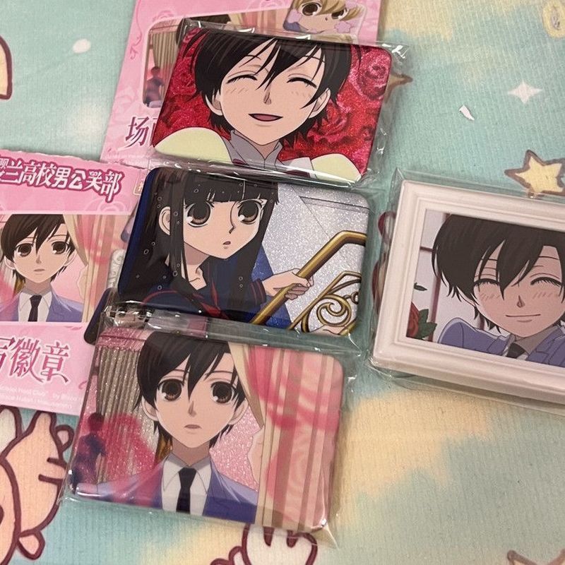 【Fast shipping】host club trường ouran/ouran high school host club Anime Huy hiệu ghim cài áo Badge