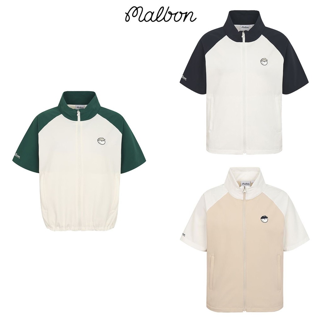 Mùa Hè 2026 Hàn Quốc MALBON Áo Khoác Golf Nữ Phiên Bản Bán Chạy Cho Nữ Thể Thao Ngoài Trời Cổ Cao Co