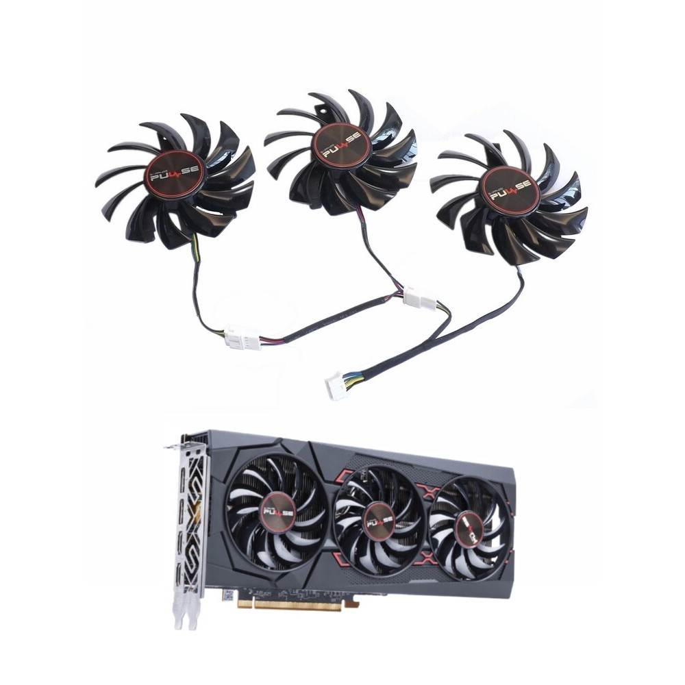 [Quạt làm mát card đồ họa] Quạt card đồ họa Sapphire RX5600XT 6G D6 phiên bản bạch kim PRO OC