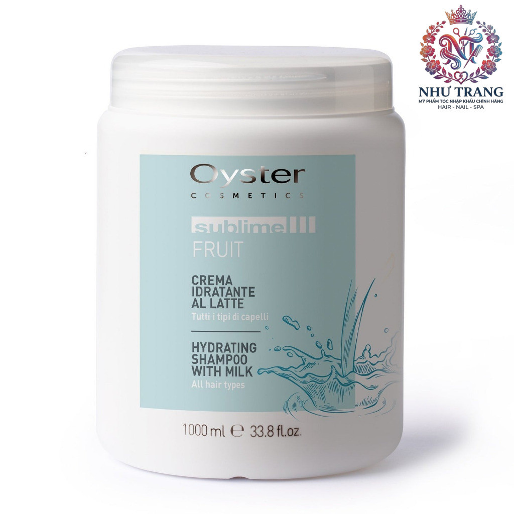 Kem ủ dưỡng tóc kèm sữa Oyster Sublime Fruit HYDRATING CREAM WITH MILK 1000ml .NT