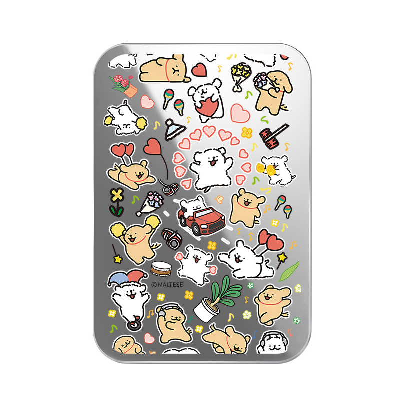 popsocket magsafe griptok Line Puppy Co-Branded Magsafe Từ Magsafe Vỏ Điện Thoại Giá Đỡ Túi Khí Gấp 