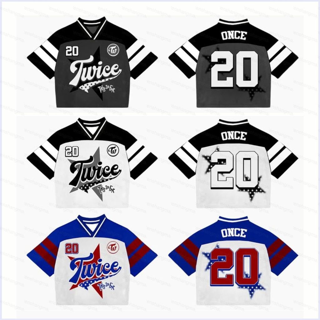 Áo thun PS2 TWICE số 20 jersey NÀY DÀNH CHO tee IM NAYEON world tour vải SP2