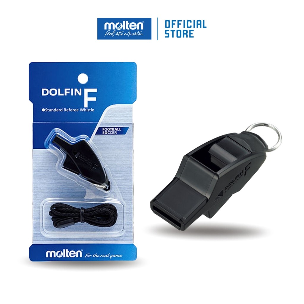 Còi trọng tài Bóng đá Molten Dolfin F có dây