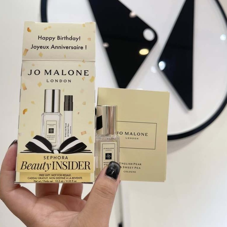 JO MALONE - Bộ nước hoa Sephora Beauty Insider (English Pear & Sweet Pea 1.5ml + Wood Sage & Sea Sal