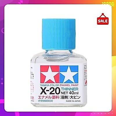 Dung dịch pha sơn gốc dầu thinner Enamel X20 Tamiya 10ml-40ml 80030 - GundamGao