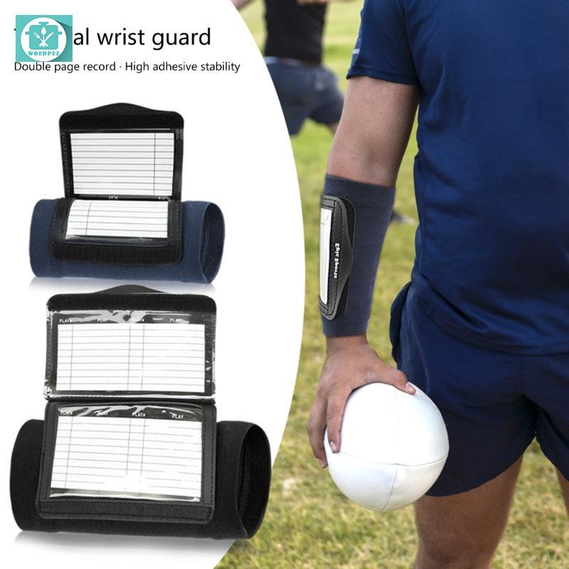Football Wrist Playbook Wristband Football Quarterback Play Wristbands for Adult