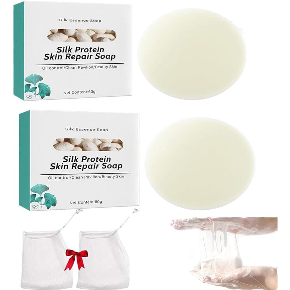 CollagenGoatMilkningSoap, SilkProteinRepairSoap, DeepProteinRepairSoap, ForDull, Uneven, oothAndSoft