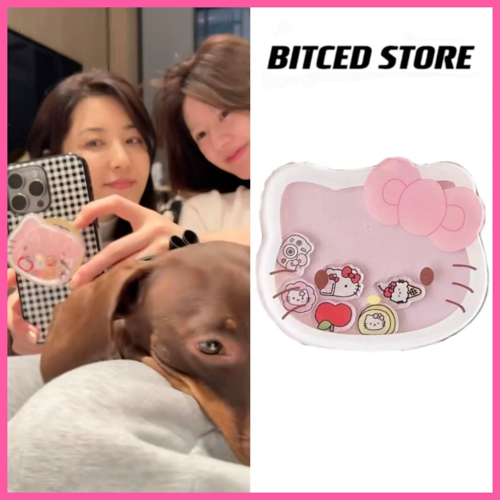 popsocket popsocket magsafe Zhao Lusi Cùng Phong Cách hellokitty Cat Túi Khí Từ Tính Giá Đỡ Điện Tho