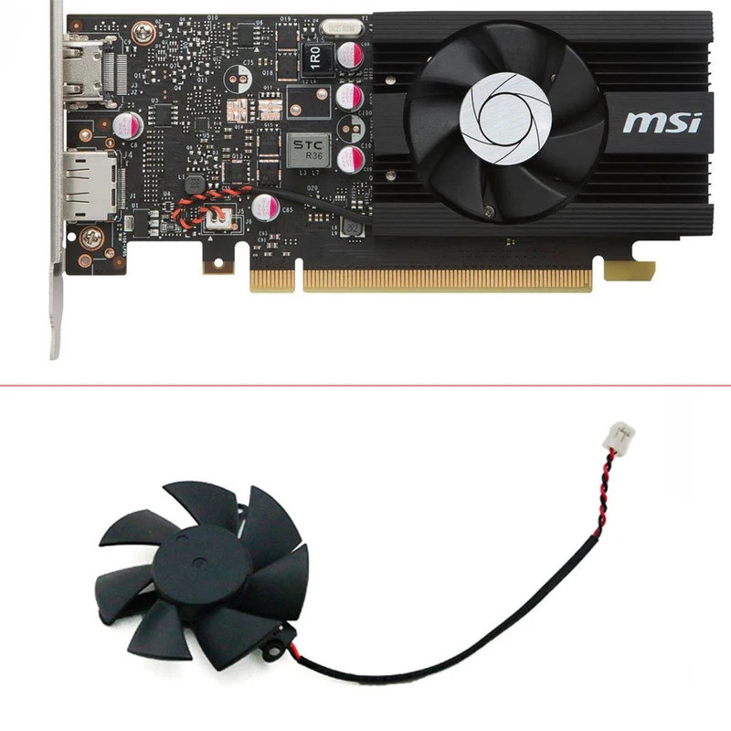 [Quạt làm mát 48MM 2PIN HA5010M12F-Z GT1030 QUẠT GPU cho MSI ZOTAC MSI Gigabyte GeForce GT 1030 2GB 