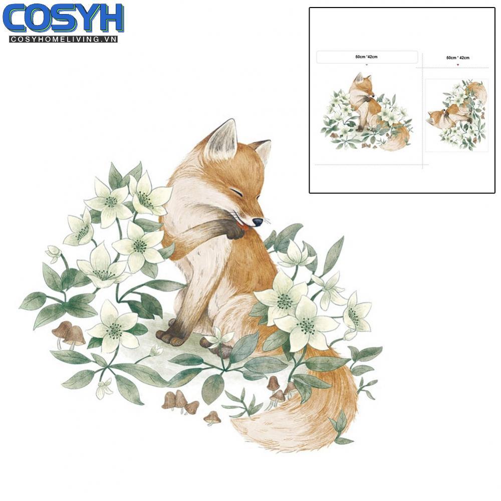<cosyh>Wall Sticker 50*42cm Non-toxic PVC Self-adhesive Waterproof Wall Paper