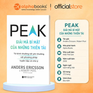 Sách: peak - giải mã bí mật của những thiên tài