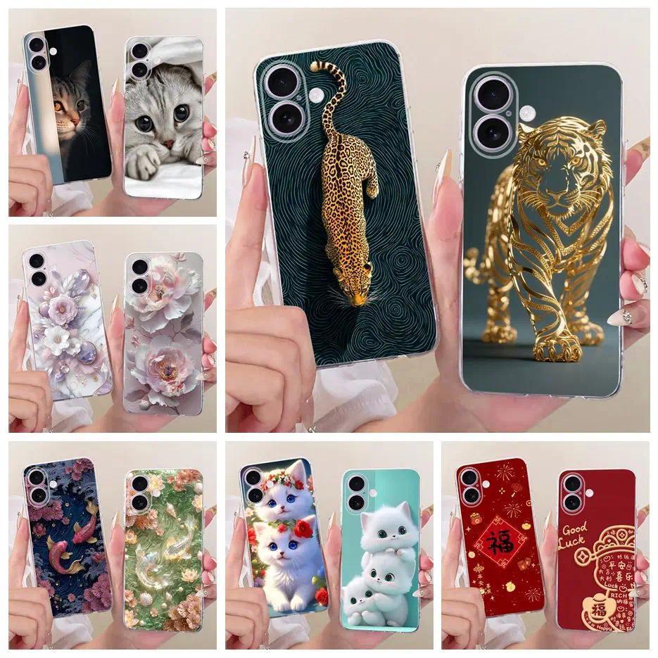 Dành Cho Apple iPhone 17 Air Case Cool Leopard Tiger Painted Cover Soft Slim Phone Case Cho iPhone 1