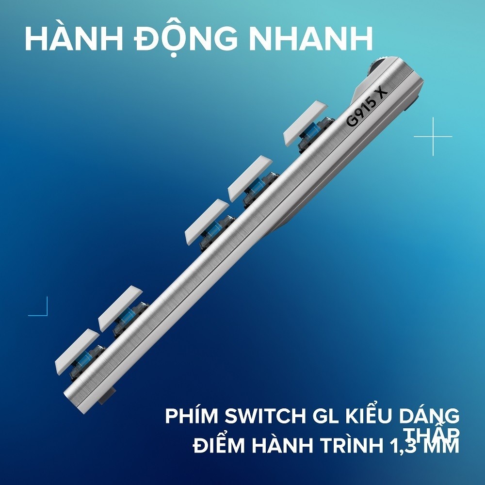 Bàn phím Gaming không dây Logitech G915 X LIGHTSPEED TKL và Fullsize nút lập trình, RGB đã sử dụ | BigBuy360 - bigbuy360.vn