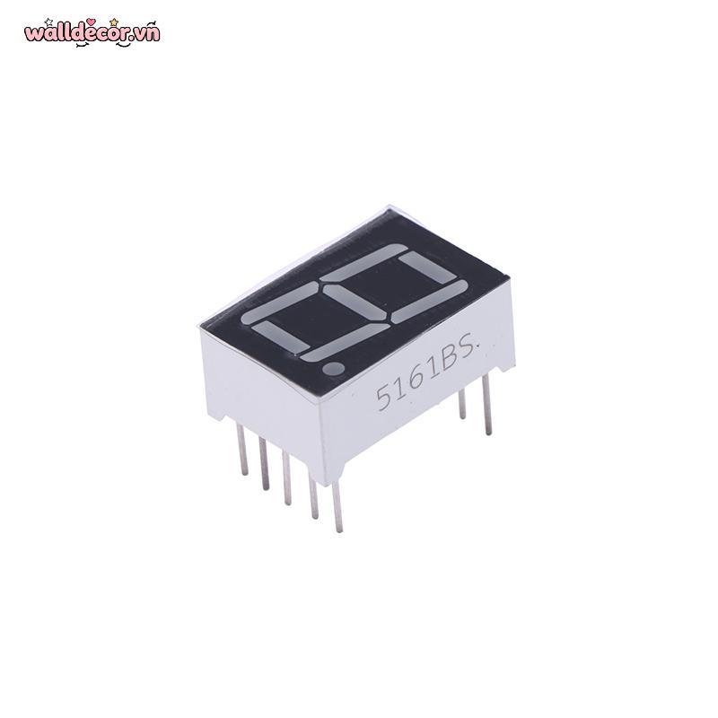 Wa 10 Chiếc Kỹ Thuật Số Tubemon AnodeCathode 0.56 Inch 10Pins 5161AS 5161BS 1 Bit Chữ Số 7 Phân Đoạn
