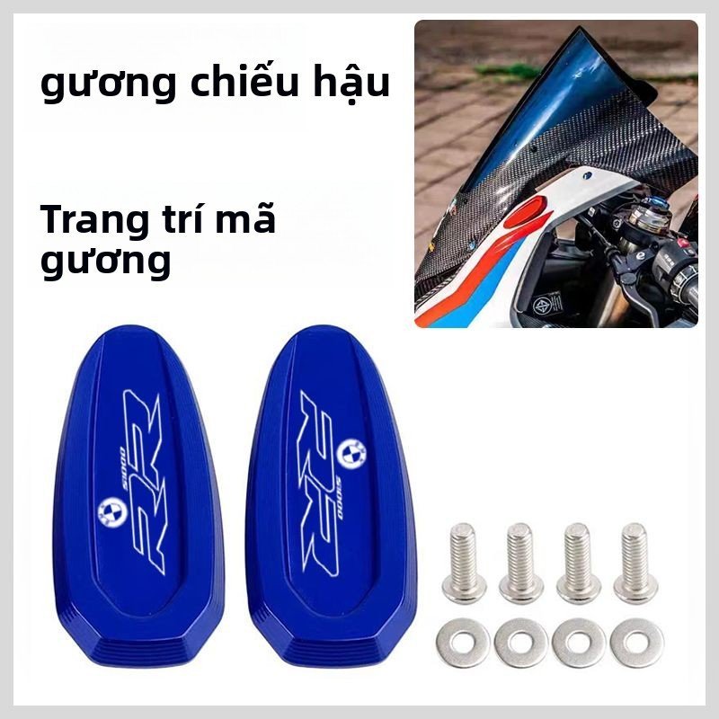 Thích Hợp Cho BMW S1000RR/M1000RR Ốp trang trí gương chiếu hậu, ốp trang trí gương chiếu hậu ẩn.