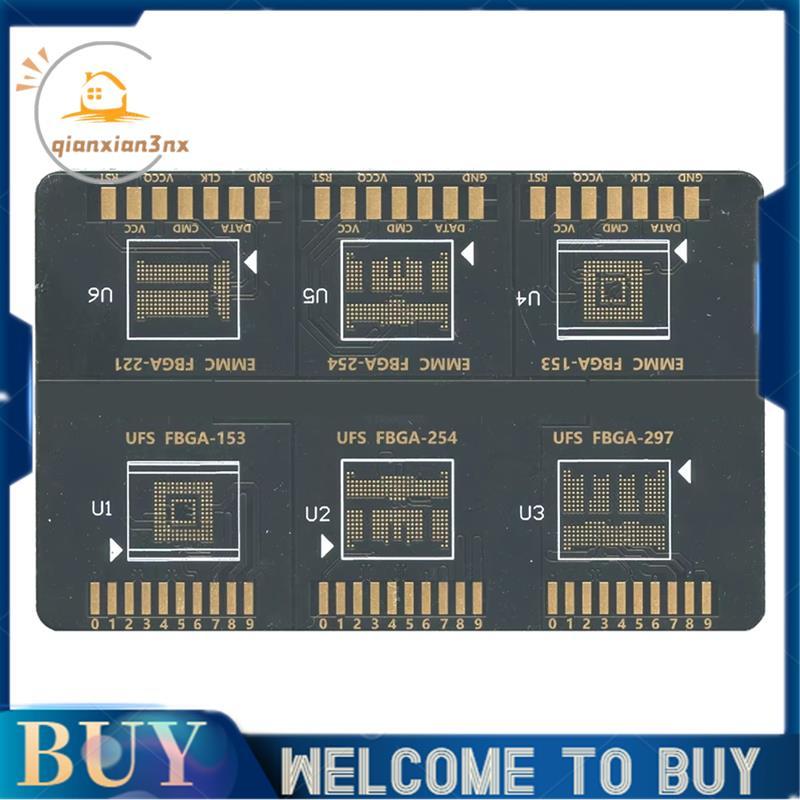 Flash 64 Board ISP EMMC FBGA 153 254 221 UFS FBGA 153 254 297 cho F64 Lite Ultra Box