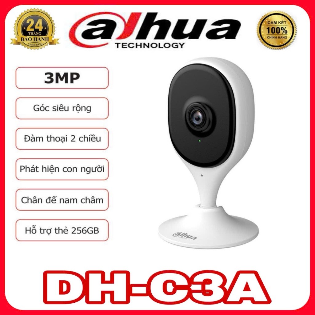 Camera Wifi cố định 3MP DAHUA DH-C3A