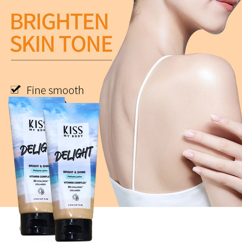 Kiss my body [Nhập khẩu từ Thái Lan] Xuân Hè Dưỡng Ẩm Dưỡng Ẩm Không Dính f Sun Fragrance Body Lotio