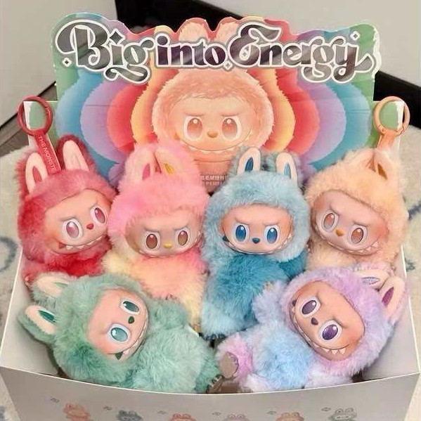 Labubu v3 blindbox Mô hình nhân vật thời trang nhiều màu sắc Labububuru V3 Series Macaron