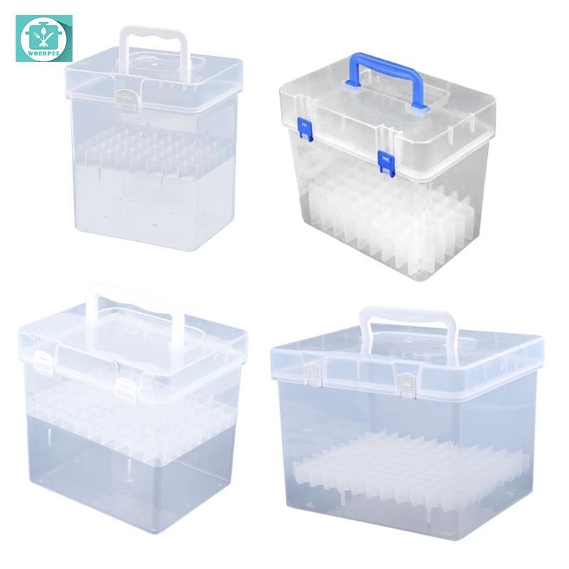 Transparent Marker Pens Storage Box Container Art Craft Tray Office Desk Organiz