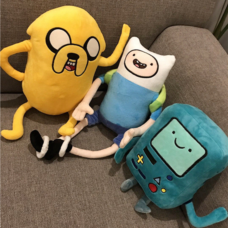 Túi Gấu Bông Adventure Time Finn Jake BMO Cute Túi Đeo Chéo Nhồi Bông Giờ Phiêu Lưu Quà Tặng Sinh Nh
