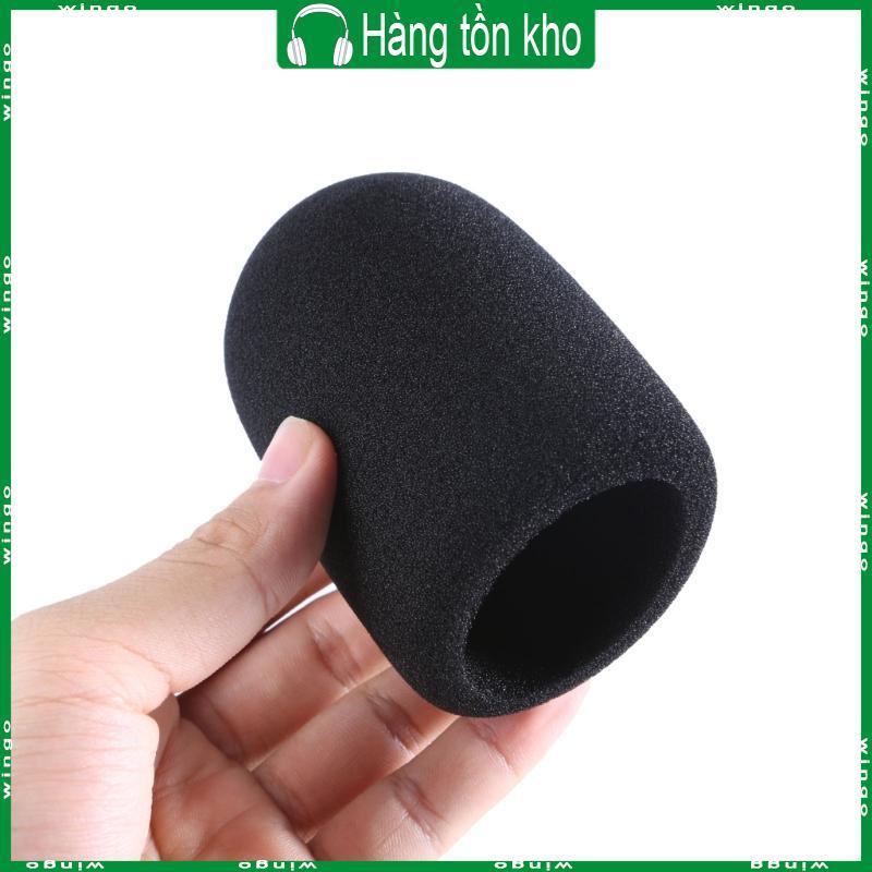 WIN Microphone Kính Chắn Gió Muff Cho AT2020 AT2035 Mic Xốp Mic Cover Ghi Âm Trong Suốt