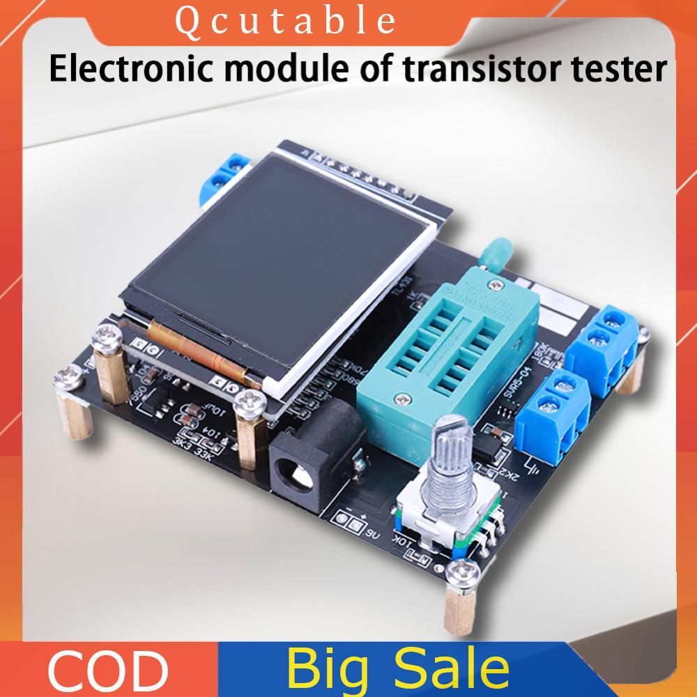 GM328 Transistor Tester LCR Diode Điện dung ESR Đồng hồ đo tần số điện áp PWM GM328A Diode Cap ESR V