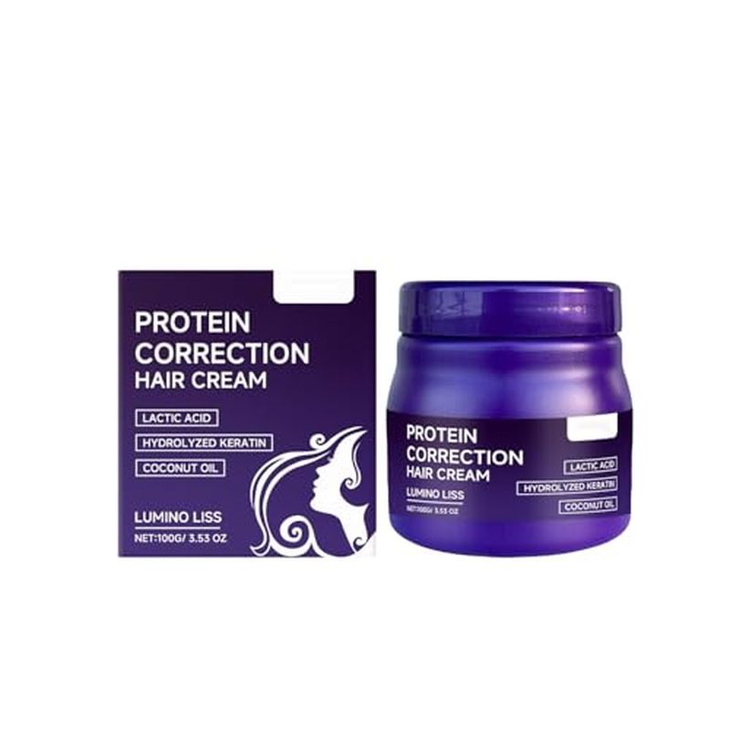 Công nghệ, & Hair for Protein with Hair Correcting Cream Straightening Treatment Straightener Silk T