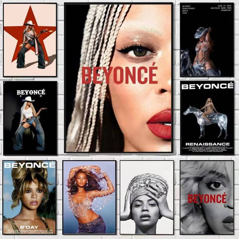 Beyonce Renaissance Album Nhạc Pop Biểu Tượng Poster Không Khung Canvas Treo Tường Nghệ Thuật Tranh 