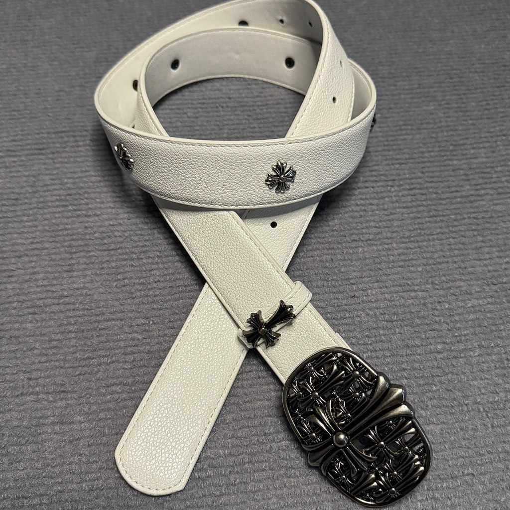 Thời Trung Cổ Chữ Thập Phong Cách vintage Mỹ Retro Dark Belt Niche Metal Rock Punk Belt