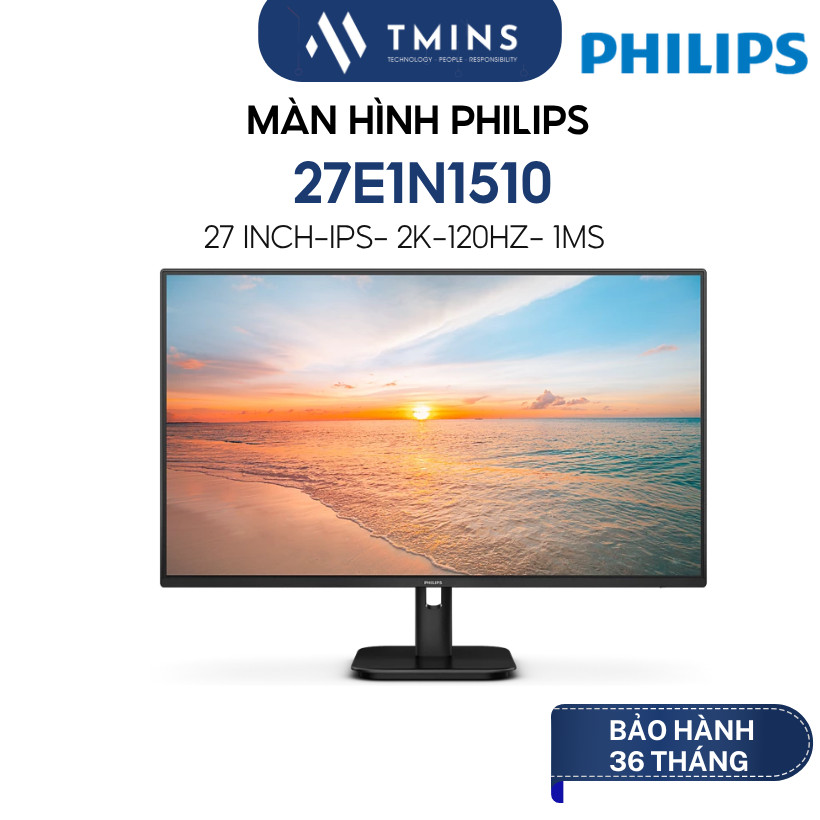 Màn hình PHILIPS 27E1N1510(27inch, IPS, QHD, 120Hz,1Ms) - Hàng chính hãng
