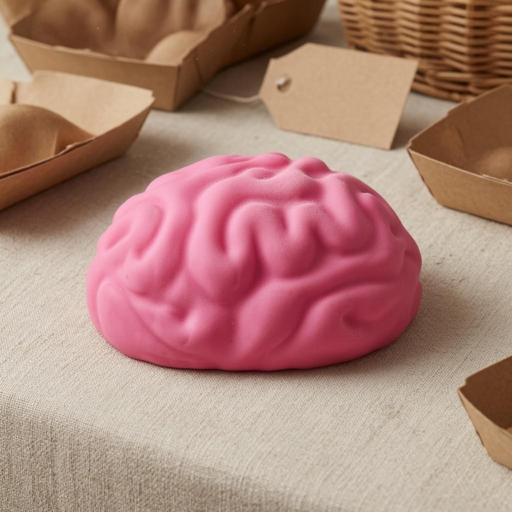 Não Squishy Đồ Chơi Hồng Não Căng Thẳng Bóng Giải Phẫu Căng Thẳng Bóng Cầm Tay Mềm Mại