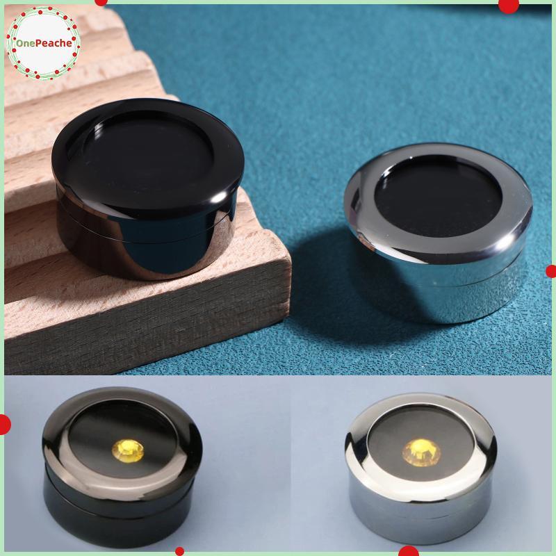 Hộp trưng bày đá trang sức OnePeache cho đá quý tròn Quà tặng kim loại an toàn Bộ sắp xếp lưu trữ ch