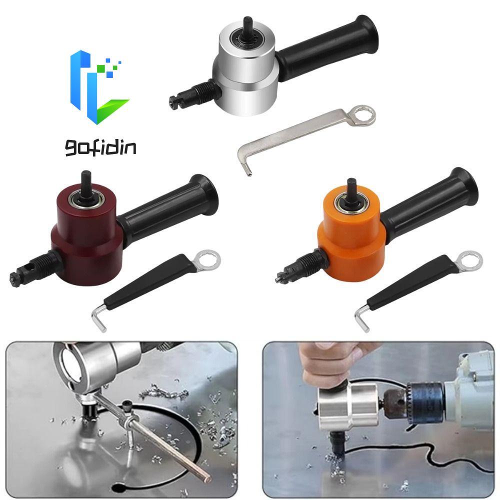 GOFIDIN Cắt kim loại Nibbler, Nibbler hai đầu có thể điều chỉnh, Tấm cắt cưa Máy khoan điện kim loại