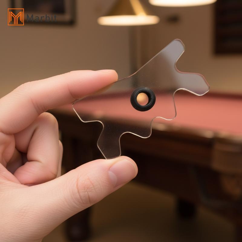 [Mar-T] Acrylic Pool Billiard Cue Bridge Head Plug-in Type Tools cho bàn chơi Game giải trí tại nhà 