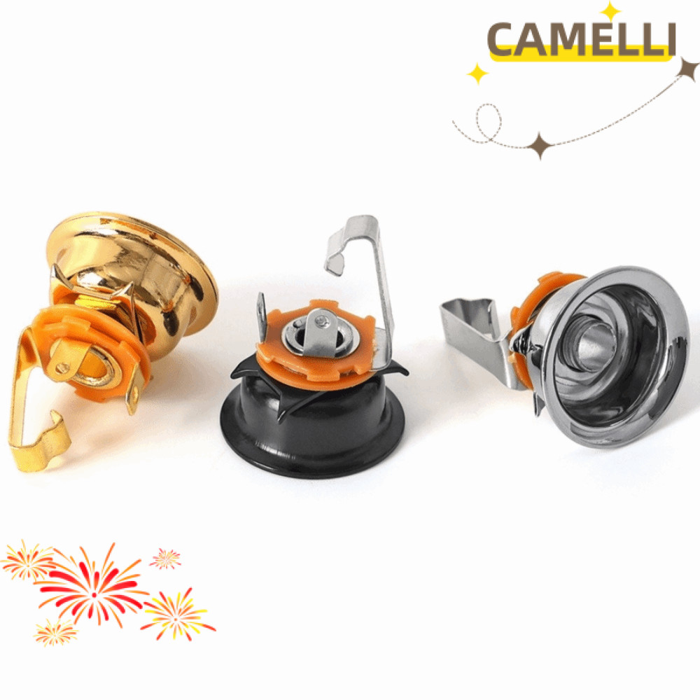 CAMELLIK3 Guitar Đầu Ra Jack, Sắt Tròn TL Jack Ổ Cắm 6.35mm, Đồng Bền Điện Đàn Guitar Jack Guitar