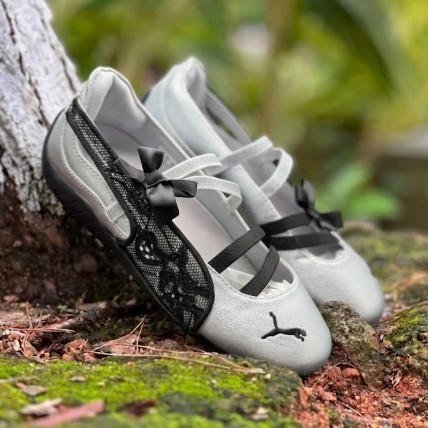 Giày Sneaker Speedcat Ballet Lace "Silver Black"