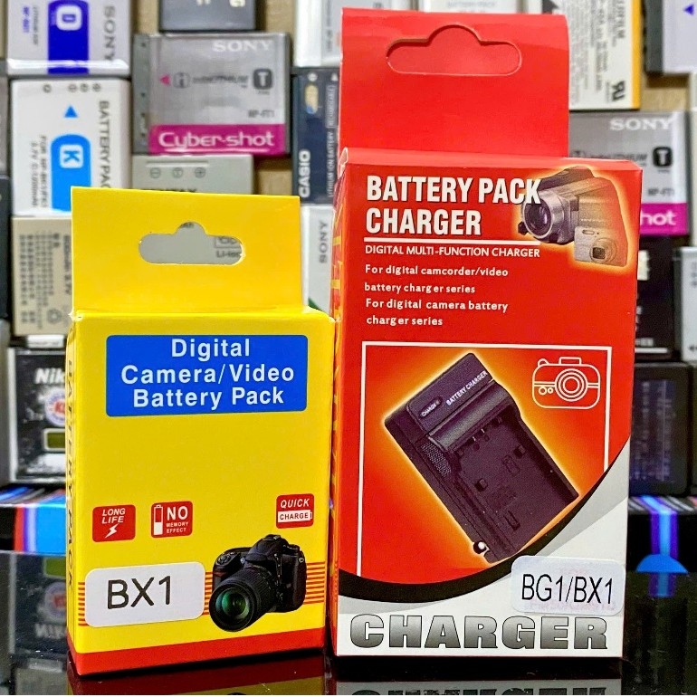 Bộ Pin, Sạc Thay Thế Sony BX1 Dùng Cho RX100, RX100 II, RX100 III, RX100 IV, RX100 V, RX100 VI, RX10