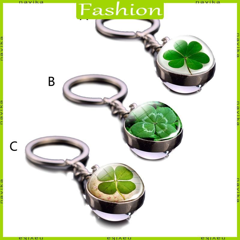 NA Luminous 4 Clover Leaf Móc khóa Người bạn thân nhất Móc khóa Ý tưởng cô gái quyến rũ