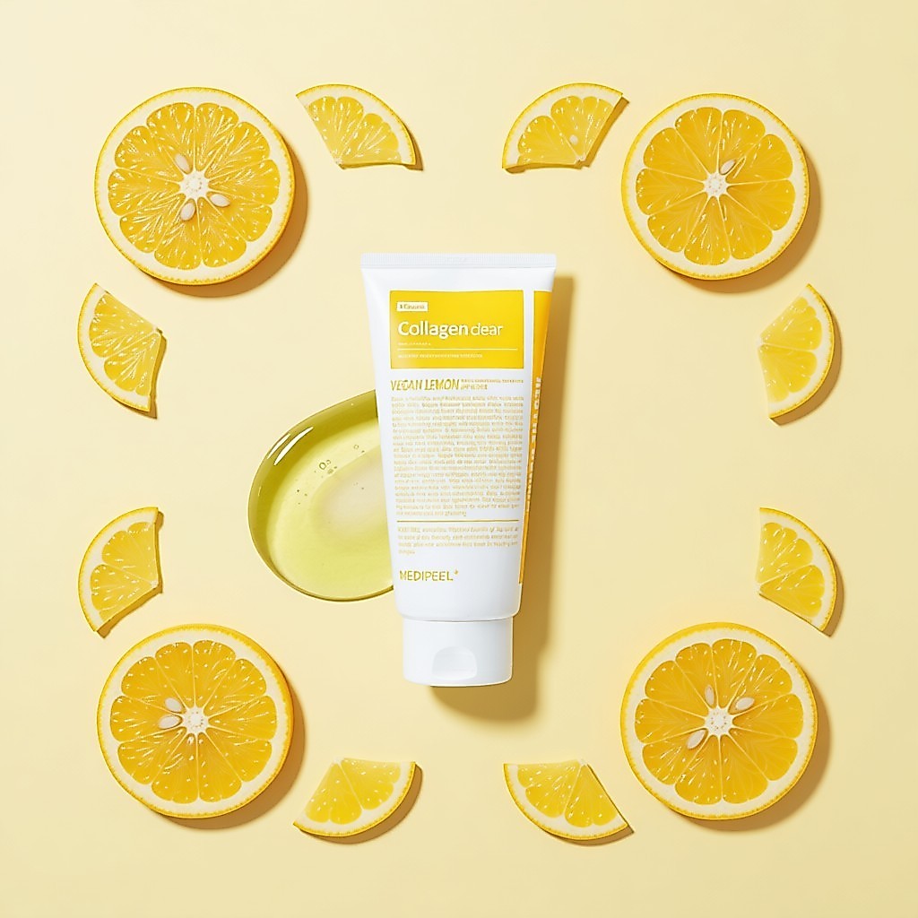 [medipeel] Sữa rửa mặt trong suốt Vitamin Collagen thuần chay, 300ml, 1 Sữa rửa mặt Hàn Quốc / Sữa r