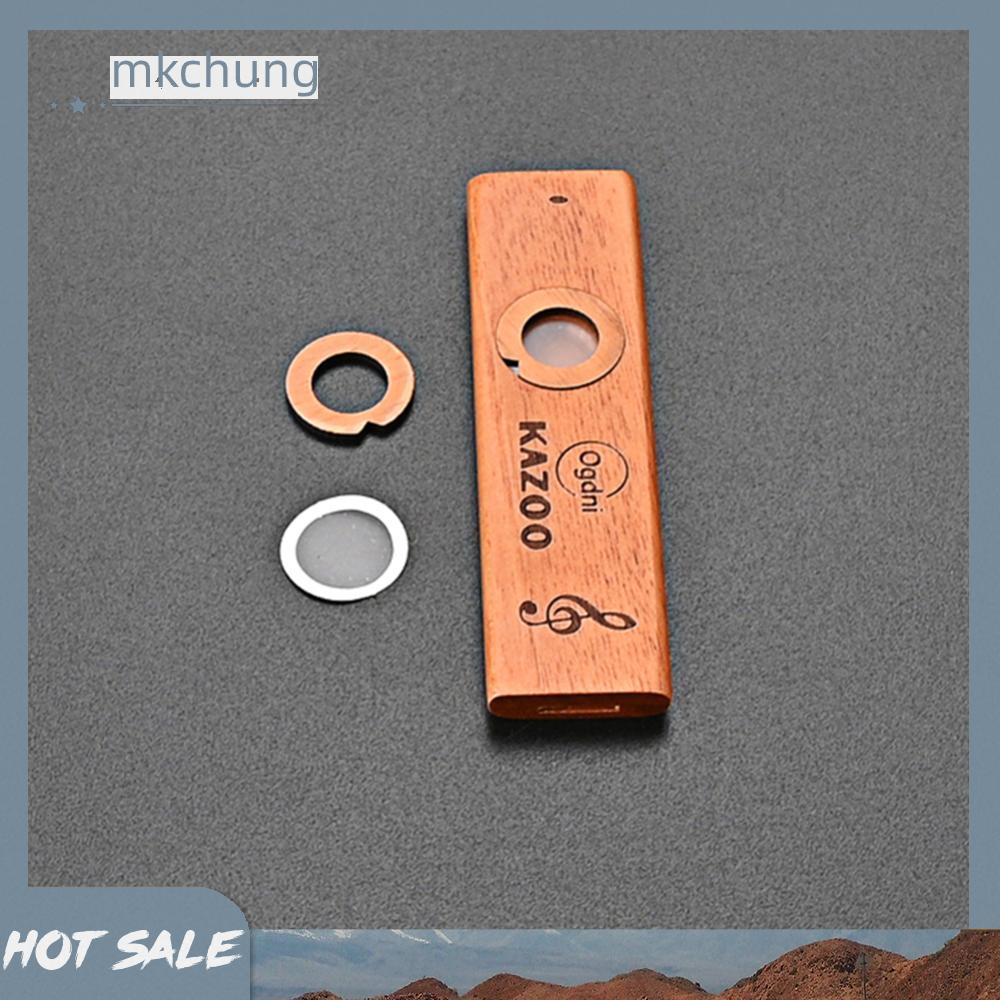 [mkchung.vn] Sáo Kazoo gỗ nhẹ Kazoo dễ chơi cho người lớn Quà tặng trẻ em